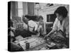 Lord Louis Mountbatten, with Daughter and Grandchildren Playing Monopoly-Ralph Crane-Stretched Canvas