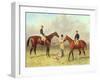 "Lord Lyon", Winner of the Derby, St. Leger and 2,000 Guineas; "Elland", Winner of Ascot Gold…-Harry Hall-Framed Giclee Print