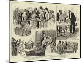 Lord Lytton's First Reception at the British Embassy, Paris-null-Mounted Giclee Print