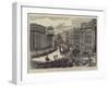 Lord Mayo's Funeral, a Sketch Near the Bank of Ireland-null-Framed Giclee Print