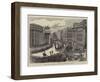 Lord Mayo's Funeral, a Sketch Near the Bank of Ireland-null-Framed Giclee Print