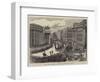 Lord Mayo's Funeral, a Sketch Near the Bank of Ireland-null-Framed Giclee Print