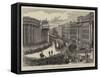 Lord Mayo's Funeral, a Sketch Near the Bank of Ireland-null-Framed Stretched Canvas