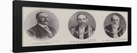 Lord Mayor and Sheriffs-null-Framed Premium Giclee Print