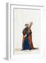 Lord Mayor of London, Costume Design for Shakespeare's Play, Henry VIII, 19th Century-null-Framed Giclee Print