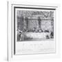 Lord Mayor's Banquet, Guildhall, London, C1856-J Shury-Framed Giclee Print