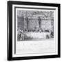 Lord Mayor's Banquet, Guildhall, London, C1856-J Shury-Framed Giclee Print