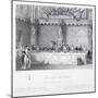 Lord Mayor's Banquet, Guildhall, London, C1856-J Shury-Mounted Giclee Print