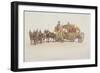 Lord Mayor's Coach Pulled by a Team of Six Horses, 1805-null-Framed Giclee Print