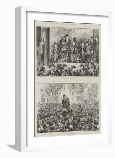 Lord Mayor's Day-Frederick Barnard-Framed Giclee Print