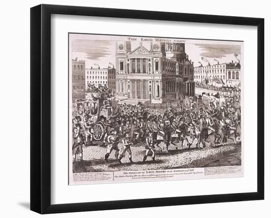 Lord Mayor's Show, 1816-null-Framed Giclee Print