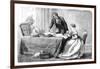 Lord Melbourne (1779-184) Instructing a Young Queen Victoria 1819-190), 1837-null-Framed Giclee Print