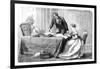 Lord Melbourne (1779-184) Instructing a Young Queen Victoria 1819-190), 1837-null-Framed Giclee Print