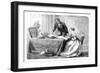 Lord Melbourne (1779-184) Instructing a Young Queen Victoria 1819-190), 1837-null-Framed Giclee Print