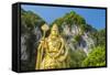 Lord Murugan Statue, largest statue of Hindu Deity in Malaysia, Batu Caves, Kuala Lumpur, Malaysia-Matthew Williams-Ellis-Framed Stretched Canvas