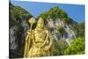 Lord Murugan Statue, largest statue of Hindu Deity in Malaysia, Batu Caves, Kuala Lumpur, Malaysia-Matthew Williams-Ellis-Stretched Canvas