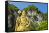 Lord Murugan Statue, largest statue of Hindu Deity in Malaysia, Batu Caves, Kuala Lumpur, Malaysia-Matthew Williams-Ellis-Framed Stretched Canvas