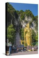 Lord Murugan Statue, largest statue of Hindu Deity in Malaysia, Batu Caves, Kuala Lumpur, Malaysia-Matthew Williams-Ellis-Stretched Canvas