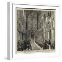 Lord Napier of Magdala Unveiling in Rochester Cathedral-null-Framed Giclee Print