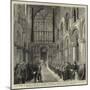 Lord Napier of Magdala Unveiling in Rochester Cathedral-null-Mounted Giclee Print