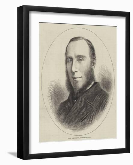 Lord Northbrook, Viceroy of India-null-Framed Giclee Print