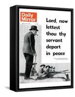 Lord, Now Lettest Thou Thy Servant Depart in Peace-null-Framed Stretched Canvas