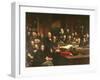 Lord Palmerston Addressing the House of Commons During the Debates on the Treaty of France in…-John Phillip-Framed Giclee Print