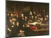 Lord Palmerston Addressing the House of Commons During the Debates on the Treaty of France in…-John Phillip-Mounted Giclee Print