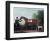 Lord Portman's 'snap' Held by Groom with Dog-James Seymour-Framed Premium Giclee Print