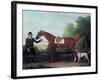 Lord Portman's 'snap' Held by Groom with Dog-James Seymour-Framed Giclee Print