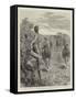 Lord R Churchill in South Africa, a Sporting Match at Fort Salisbury-John Charlton-Framed Stretched Canvas