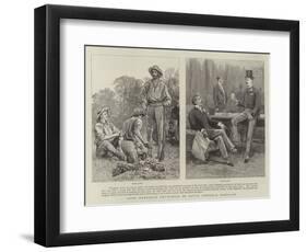 Lord Randolph Churchill in South Africa, a Contrast-null-Framed Premium Giclee Print