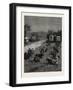 Lord Randolph Churchill in South Africa, the Oxen Outspanned in Camp-null-Framed Giclee Print