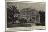 Lord Rendel's Chateau at Cannes Where Mr Gladstone Is Staying-null-Mounted Giclee Print