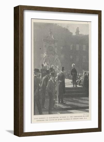 Lord Roberts at Manchester-null-Framed Giclee Print