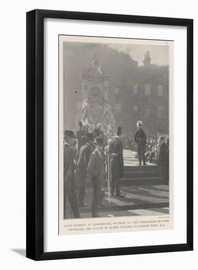 Lord Roberts at Manchester-null-Framed Giclee Print