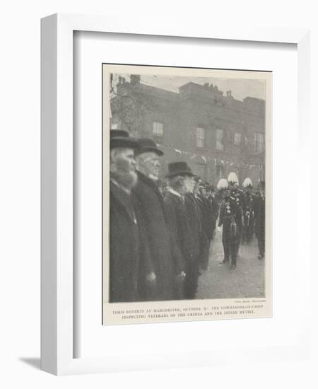 Lord Roberts at Manchester-null-Framed Giclee Print