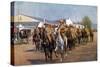 Lord Roberts Entering Pretoria, 1925-Sidney E Paget-Stretched Canvas