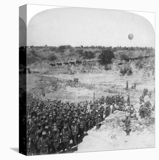 Lord Roberts' Infantry Crossing the Zand River, South Africa, 1900-Underwood & Underwood-Stretched Canvas