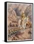 Lord Roberts on the March to Kandahar-Howard Davie-Framed Stretched Canvas