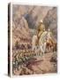 Lord Roberts on the March to Kandahar-Howard Davie-Stretched Canvas