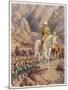 Lord Roberts on the March to Kandahar-Howard Davie-Mounted Art Print