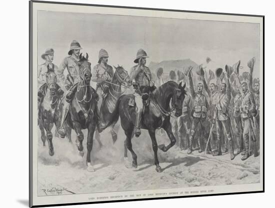 Lord Roberts's Reception by the Men of Lord Methuen's Division at the Modder River Camp-Richard Caton Woodville II-Mounted Giclee Print