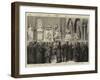 Lord Rosebery Unveiling the Memorial Bust of Robert Burns in Westminster Abbey-Godefroy Durand-Framed Giclee Print