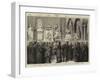 Lord Rosebery Unveiling the Memorial Bust of Robert Burns in Westminster Abbey-Godefroy Durand-Framed Giclee Print