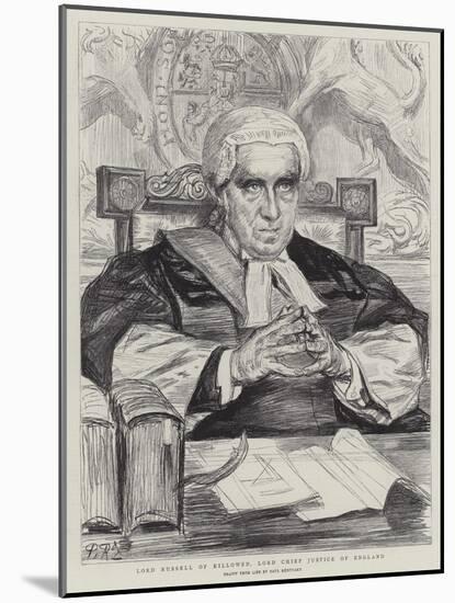 Lord Russell of Killowen, Lord Chief Justice of England-Charles Paul Renouard-Mounted Giclee Print