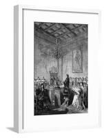 Lord Russell on Trial-null-Framed Art Print