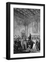 Lord Russell on Trial-null-Framed Art Print