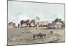 Lord's Cricket Ground in 1837, c.1860-English School-Mounted Giclee Print