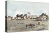 Lord's Cricket Ground in 1837, c.1860-English School-Stretched Canvas